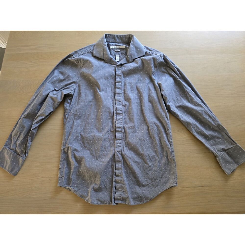 Perry Ellis Slim Fit Dress Shirt Size S